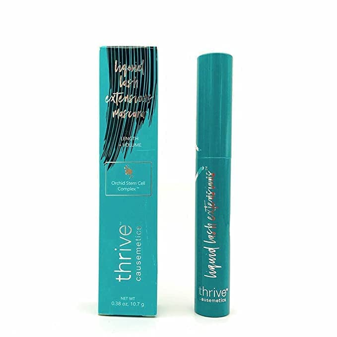 Thrive Causemetics Liquid Lash Extensions Brynn Rich Black .38oz Full Size, 0.38 Ounce (Pack of 1)