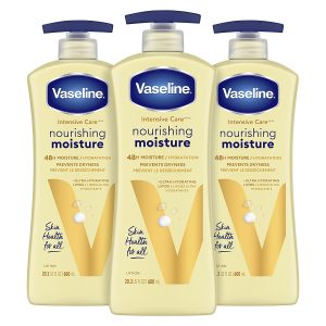 Vaseline Hand & Body Lotion: Intensive Care Moisturizer, Essential Healing, 20.3 oz, 3 count