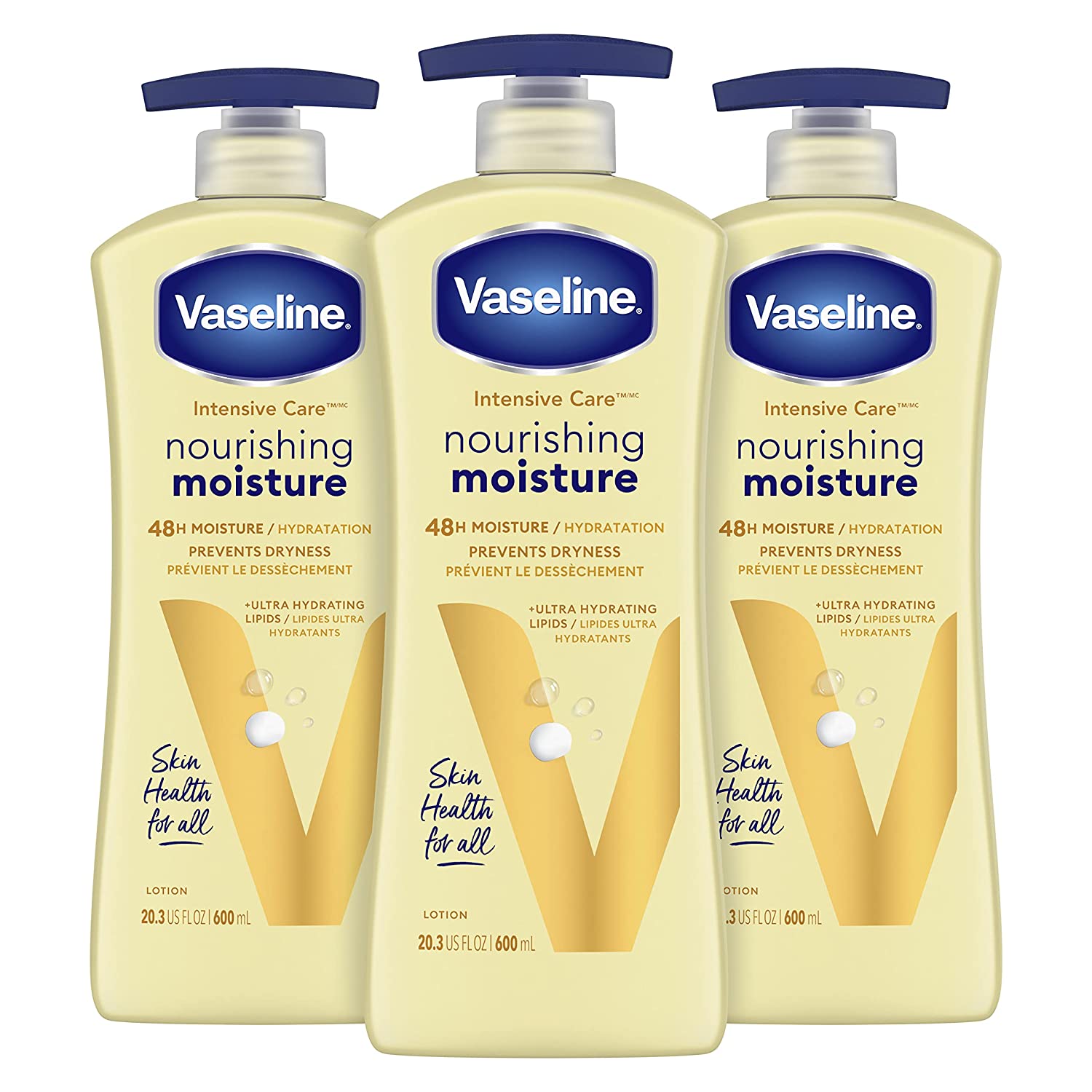 Vaseline hand and body lotion Intensive Care Moisturizer for Dry Skin Essential Healing Clinically Proven to Moisturize Deeply