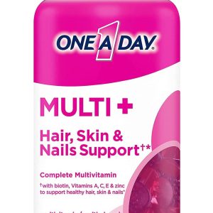 ONE A DAY Multi+ Hair, Skin & Nails: Multivitamin + Biotin Gummies