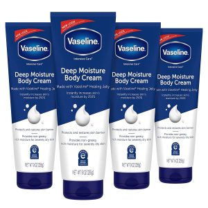 Vaseline Intensive Care Body Cream: Deep Moisture, 4 pk, Rich & Smooth